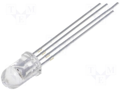 Светодиод 5мм трицветен OSTA5131A-C LED 5mm RGB 2180/5800/3000mcd 30° Производител OPTOSUPPLY